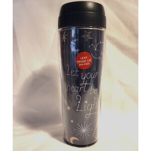 Kohl's SNS Thermals Leak Proof Tumbler Blue Doves Moon Stars Christmas Holiday